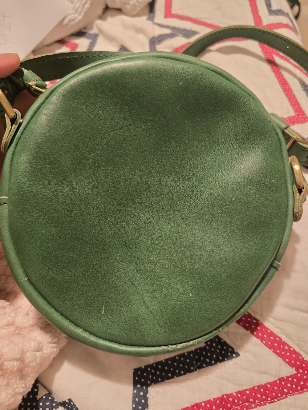 Portland Leather Small Cowboy Mint Circle - Picture 2 of 8